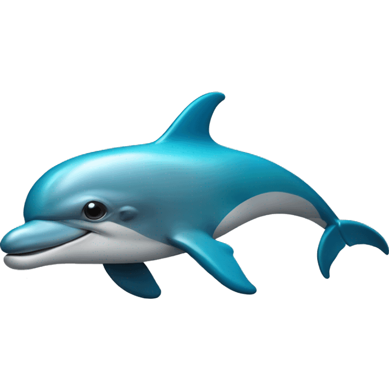 Dolphin with scuba gear on emoji