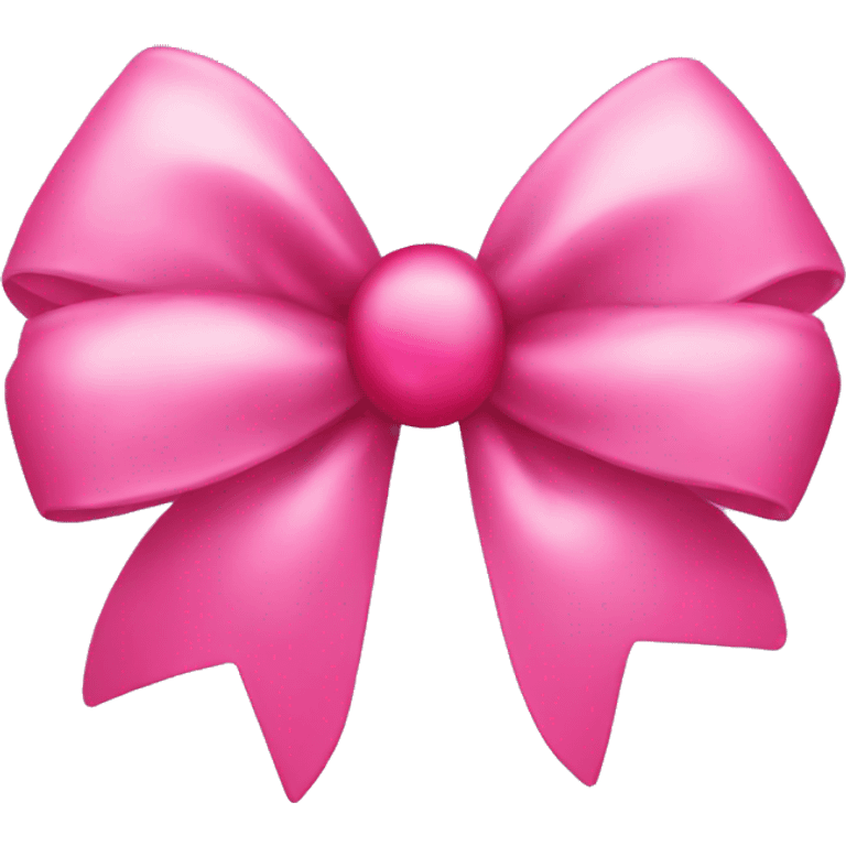 Pink bow with cherrys  emoji