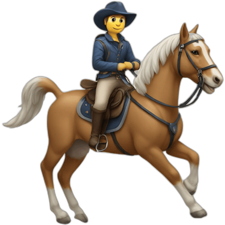 Cat sur cheval emoji