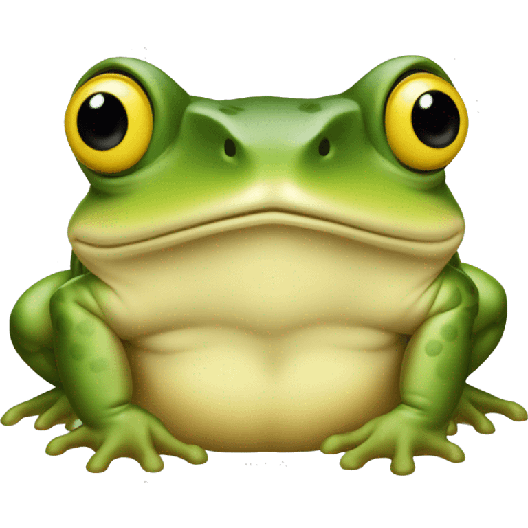 Crapaud sonneur à ventre jaune  emoji