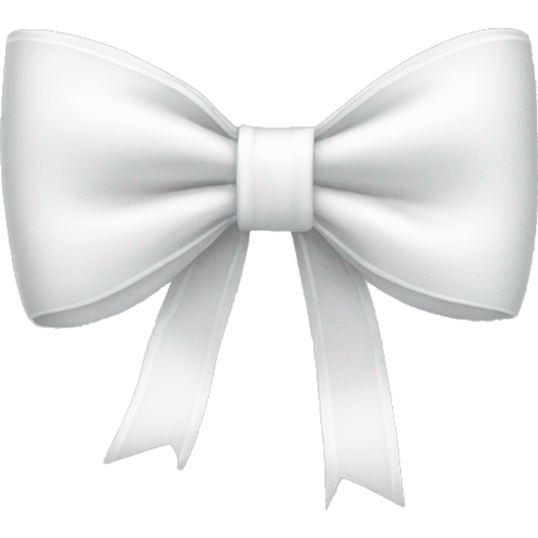 white bow emoji