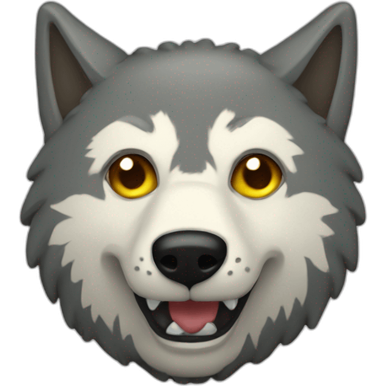 Wolf slime emoji