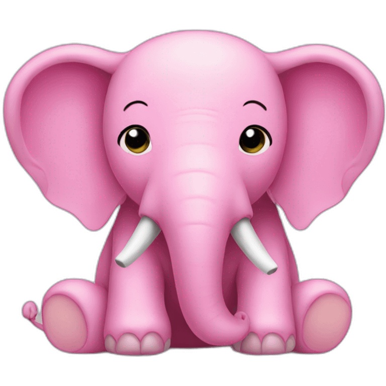  Pink elephant  emoji