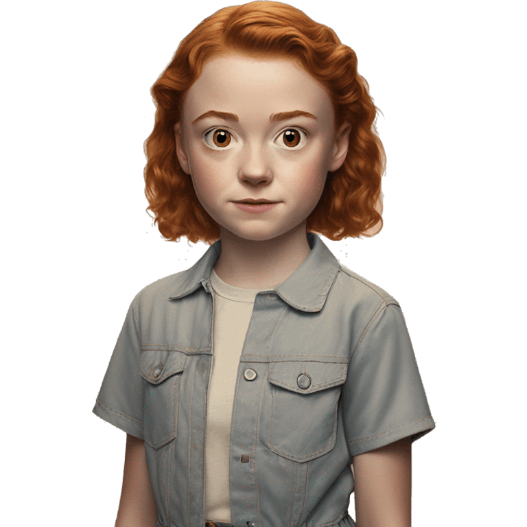 Sadie Sink in Stranger Things emoji