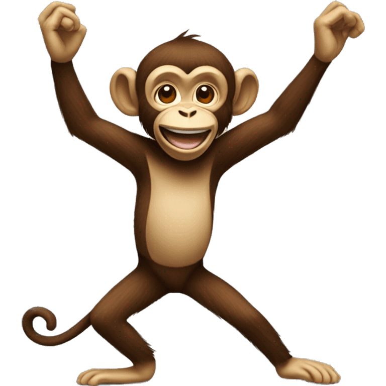 Dancing monkey emoji