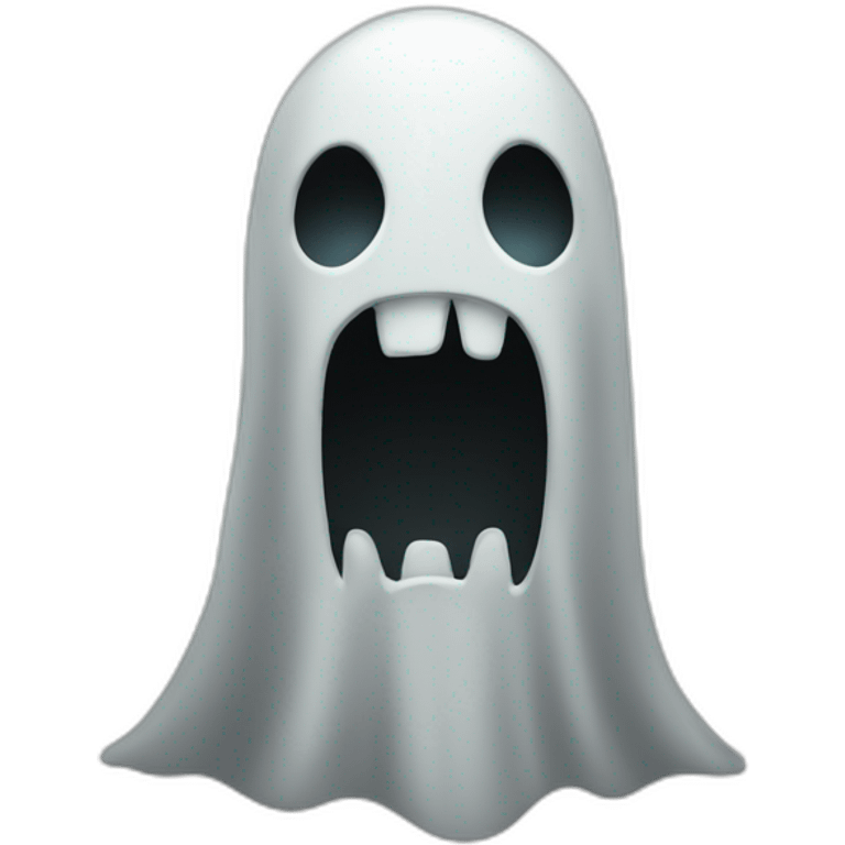 A evil ghost emoji