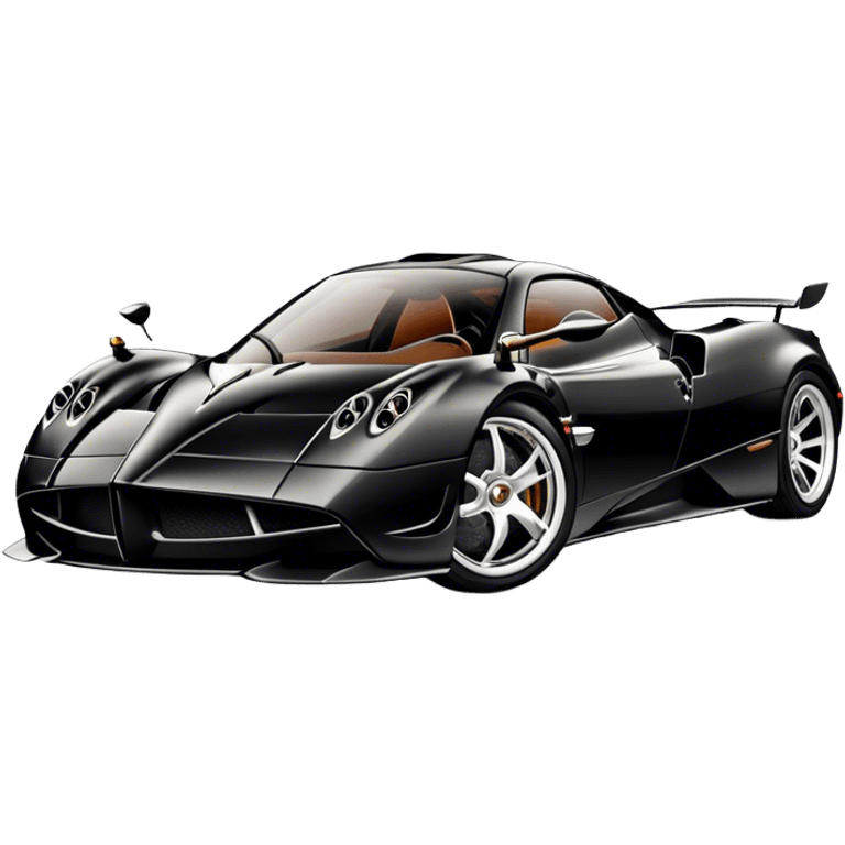 Pagani Huayra - Pagani (Model Year: 2022) (Iconic colour: Black) emoji