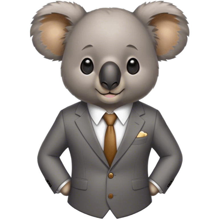 Koala in suit emoji