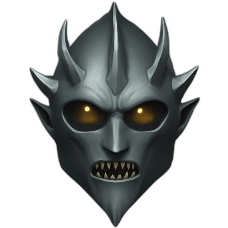 face in witch king's of angmar mask emoji