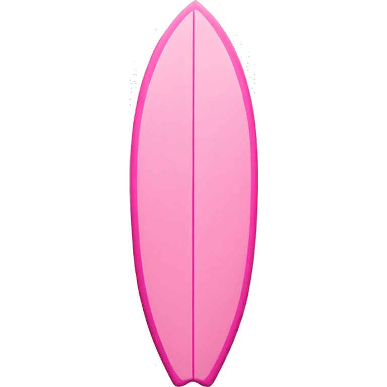 Pink surfboard emoji