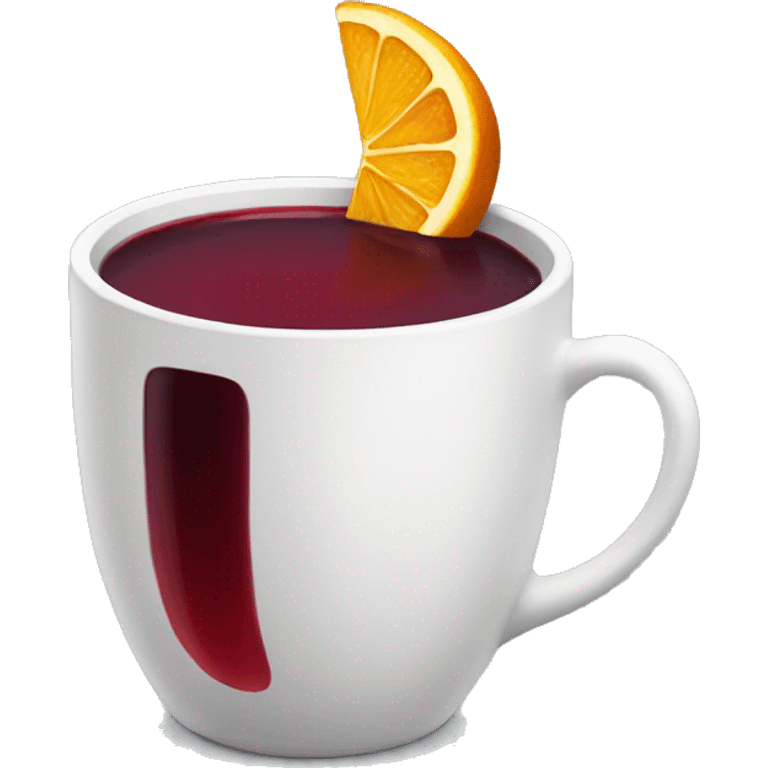 Mulled wine in cup emoji