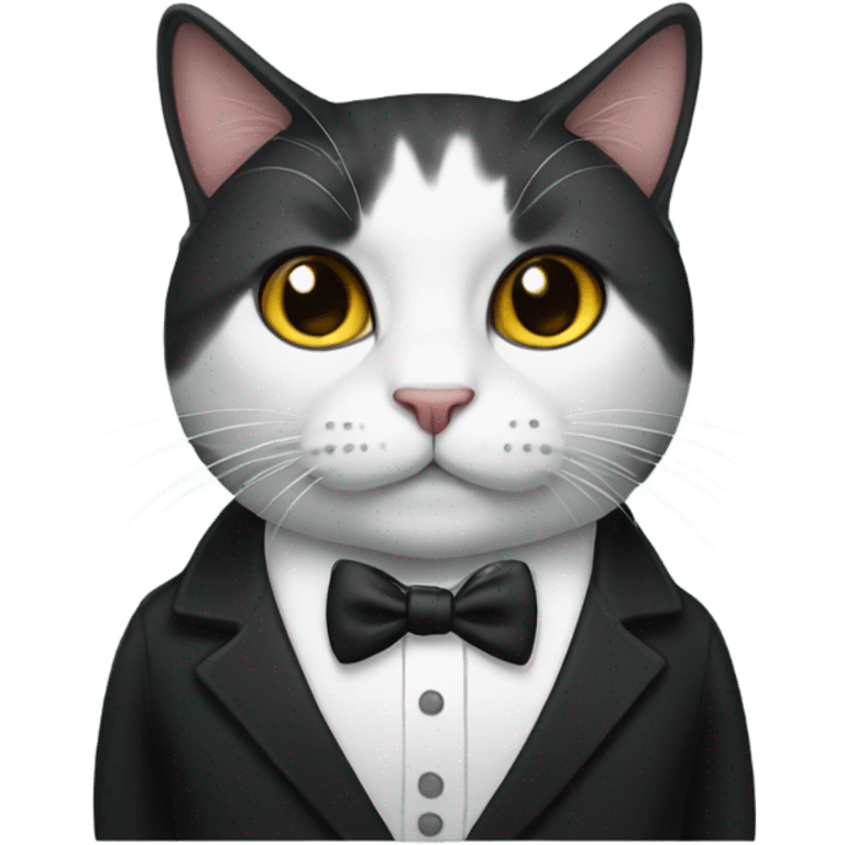 Cat in tuxedo emoji