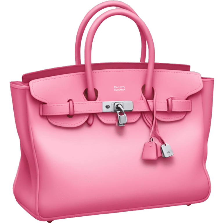 Birkin bag pink emoji