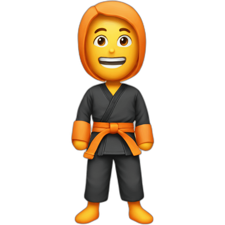 Orange belt  emoji