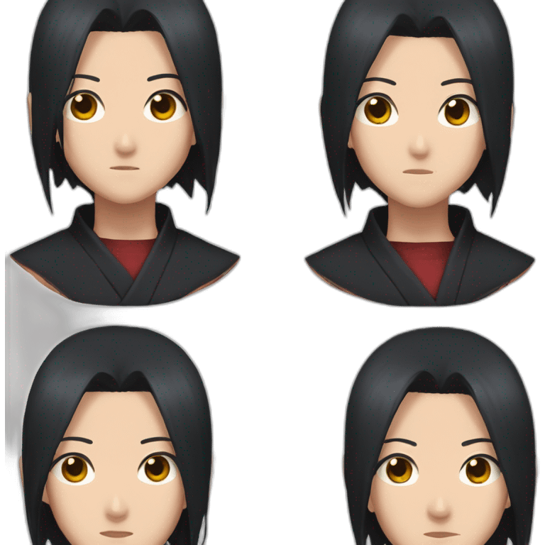 portait of itachi uchiha emoji