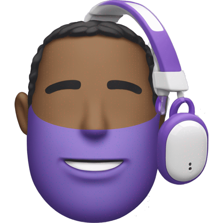 purple airpods max emoji