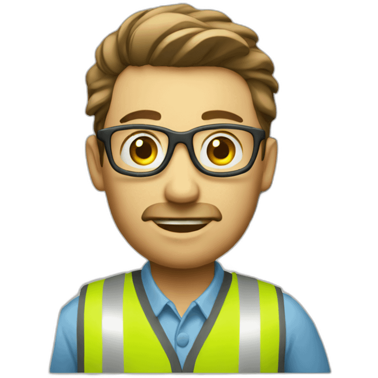 Land and house surveyor emoji