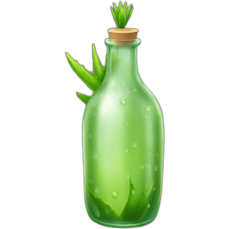 Aloe vera in the bottle emoji