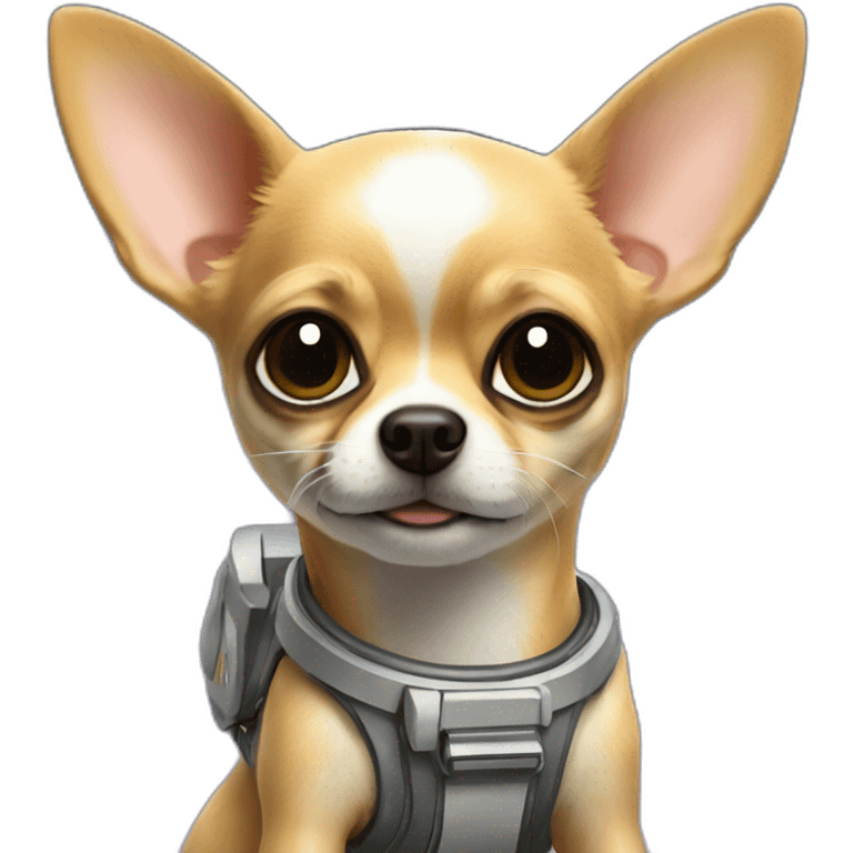 Chihuhua in spacesuir emoji