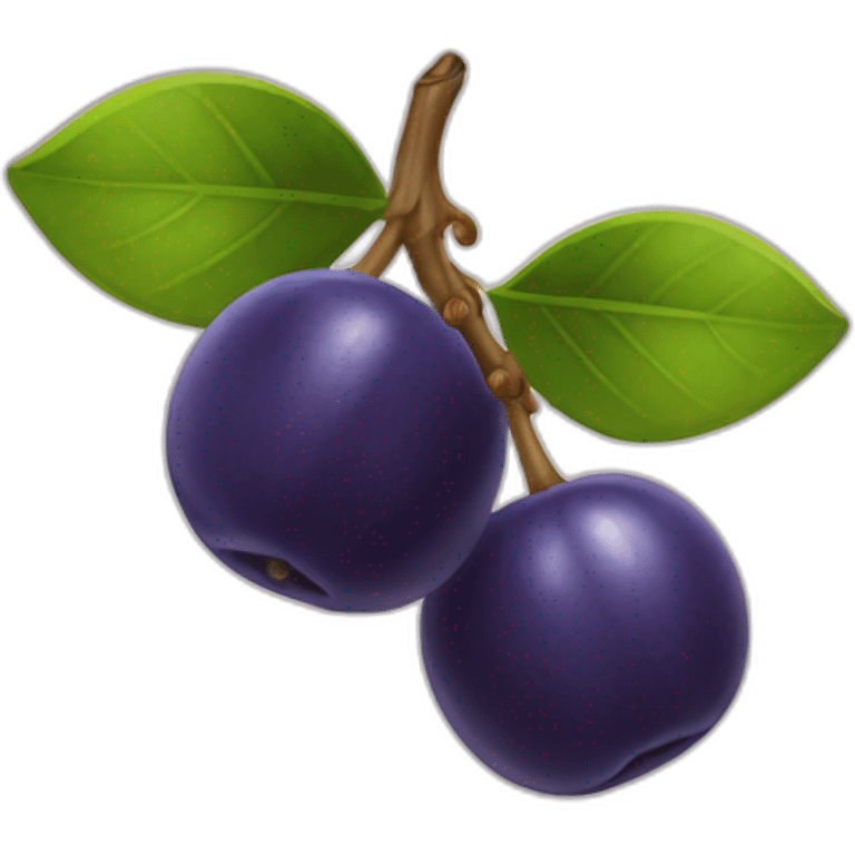 Myrtille fruit emoji