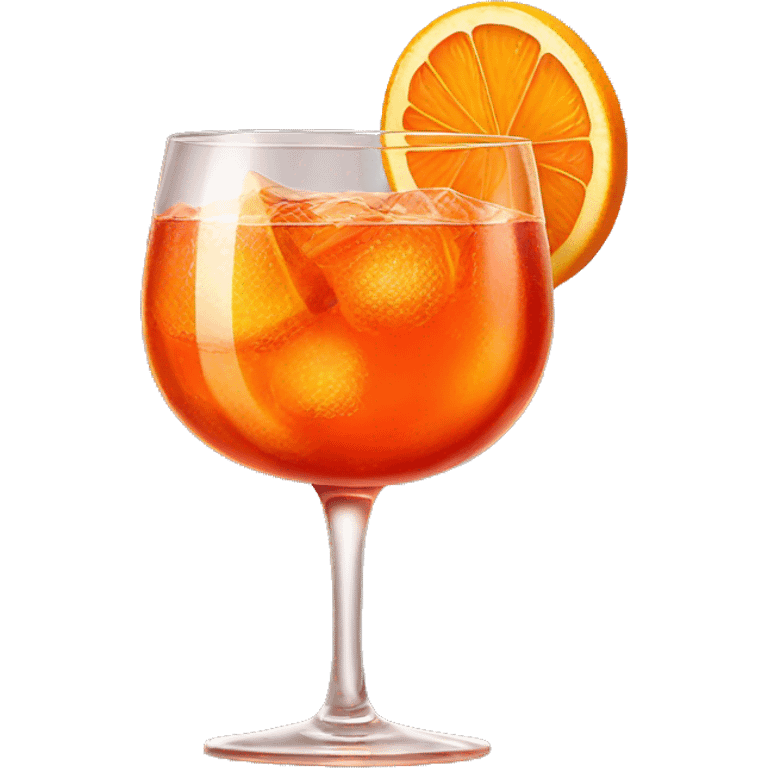 An aperol spritz  emoji