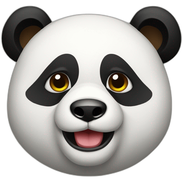 Rich panda emoji