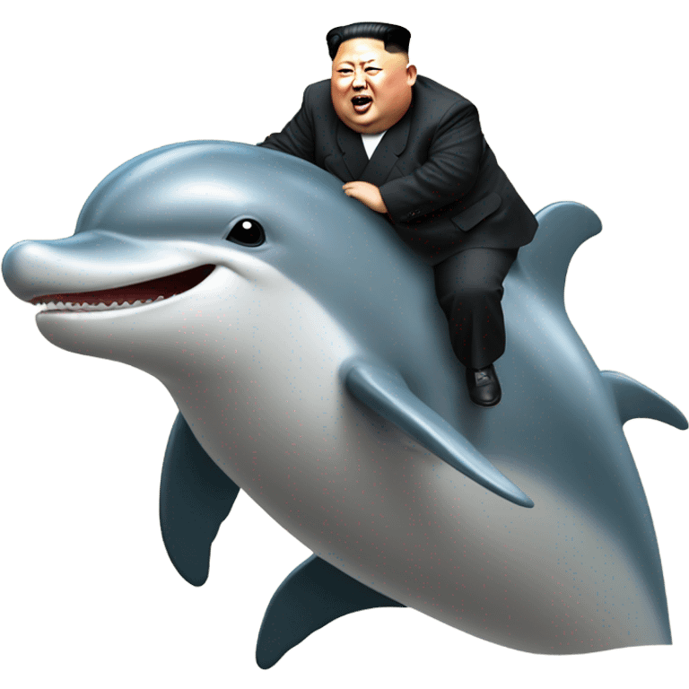 Kim joung un on a dolphin emoji