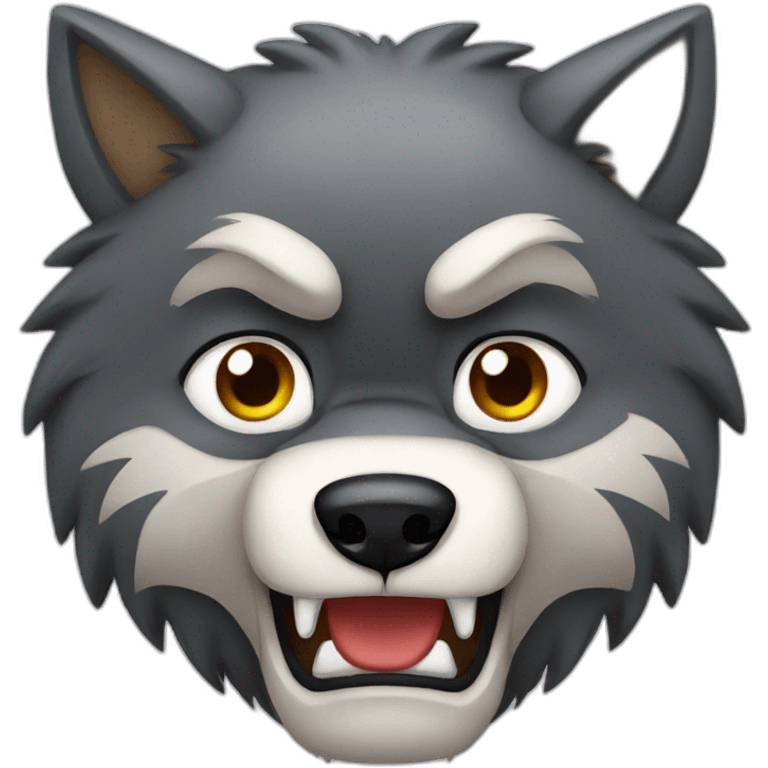 Angry Wolf emoji