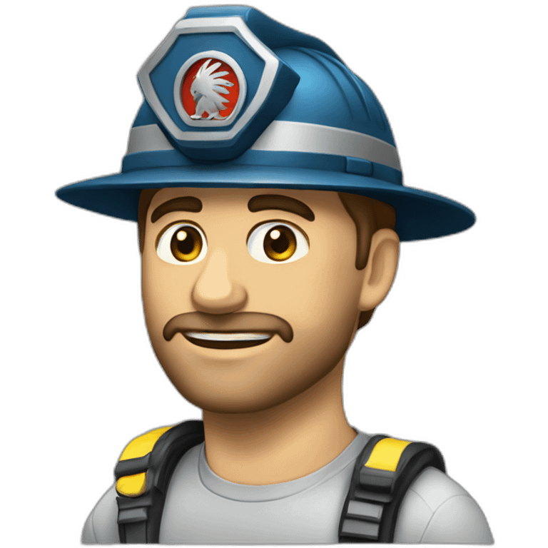 Feuerwehrauto mit blaulicht emoji