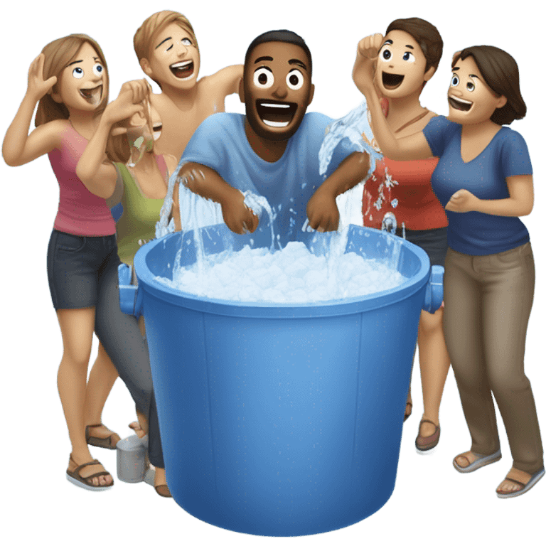 Ice bucket challenge emoji