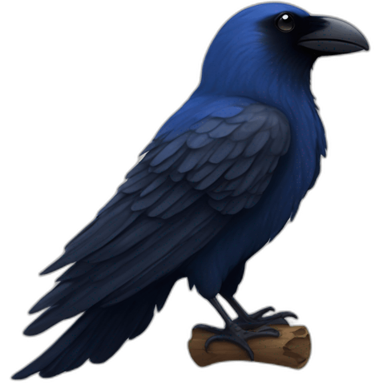 Ravenclaw raven with scarf hogwarts emoji