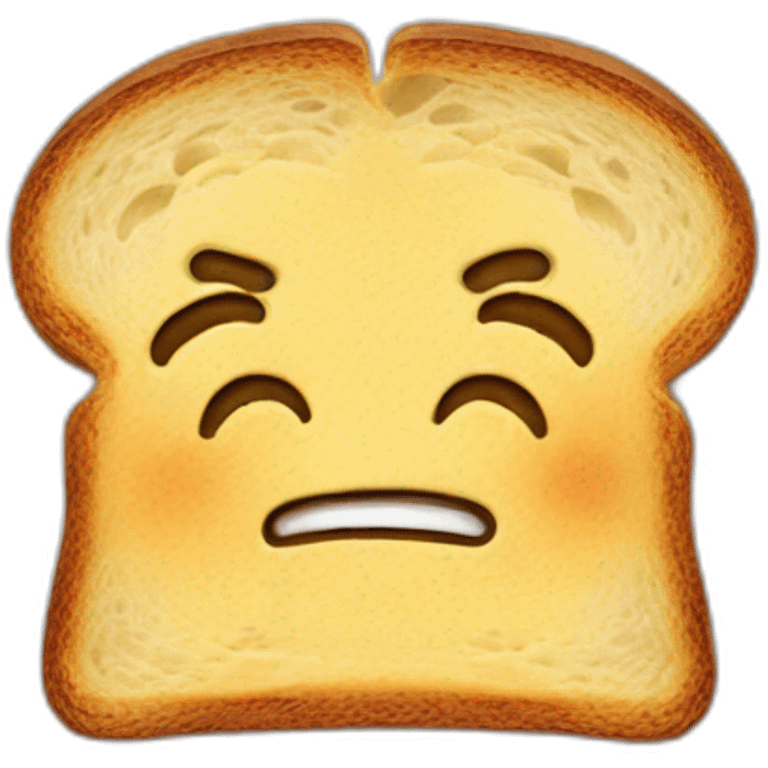 shit on toast emoji