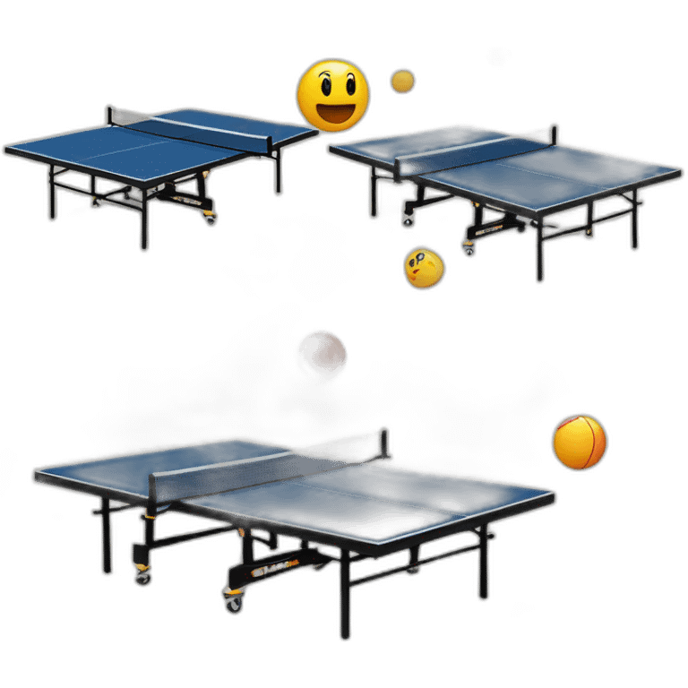 neural network table tennis emoji