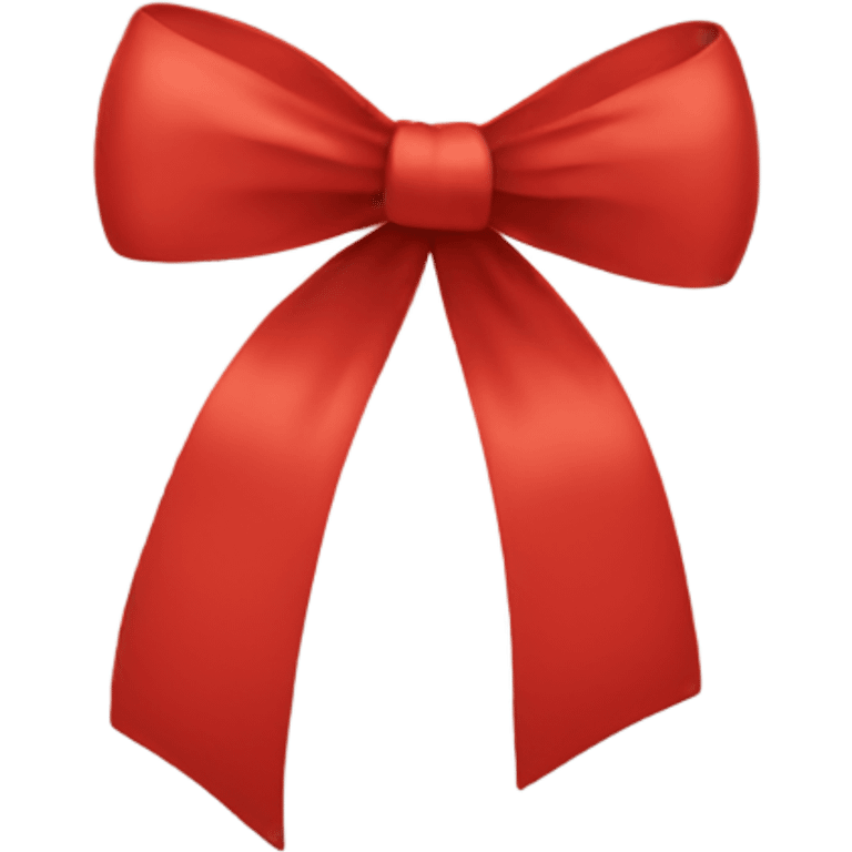 Red bow  emoji