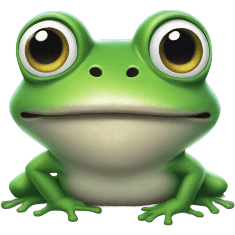 frog look up emoji