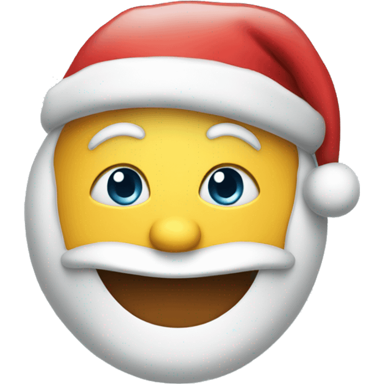 christmas smiling face  emoji