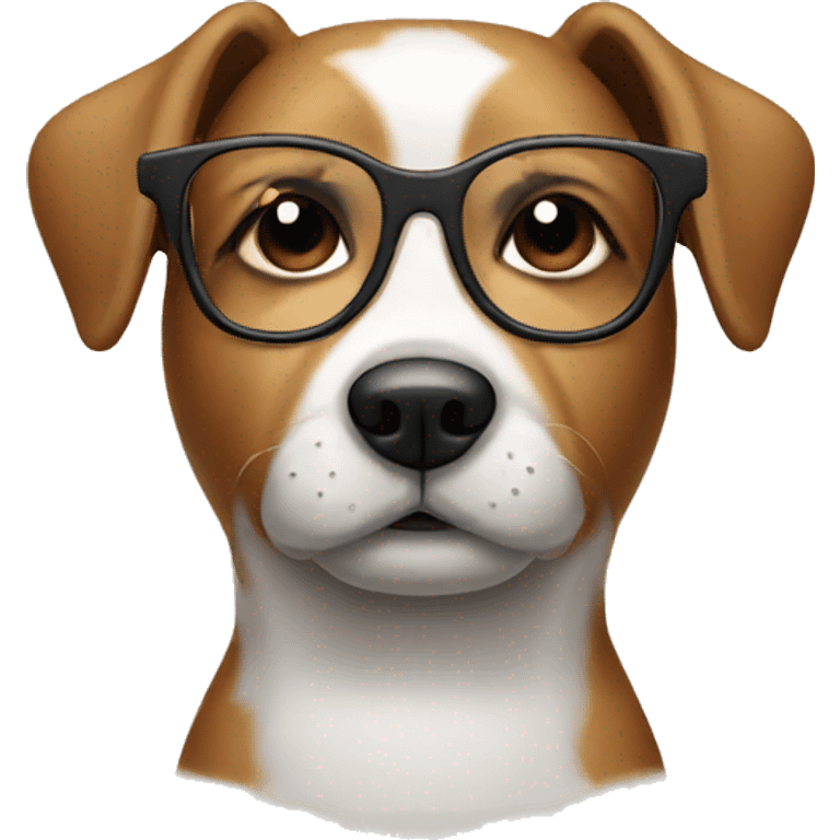 Dog with a Glasses emoji