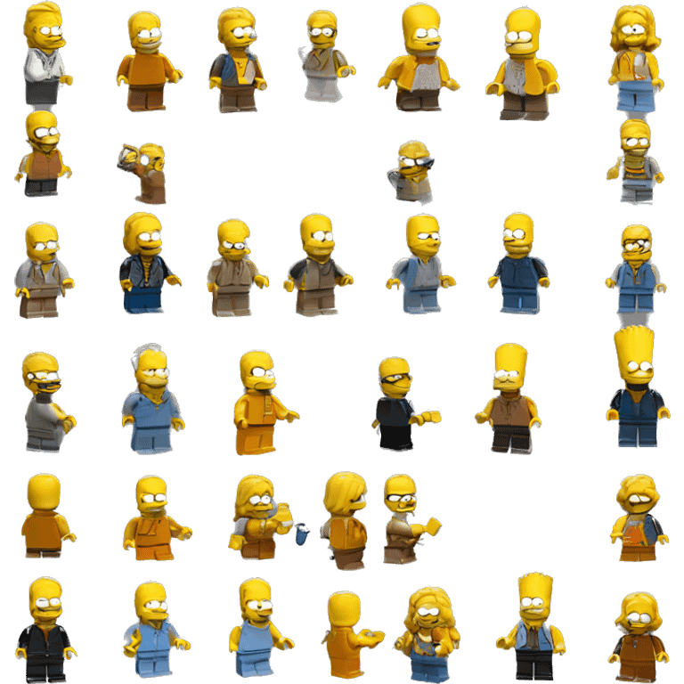 The simpsons Lego emoji