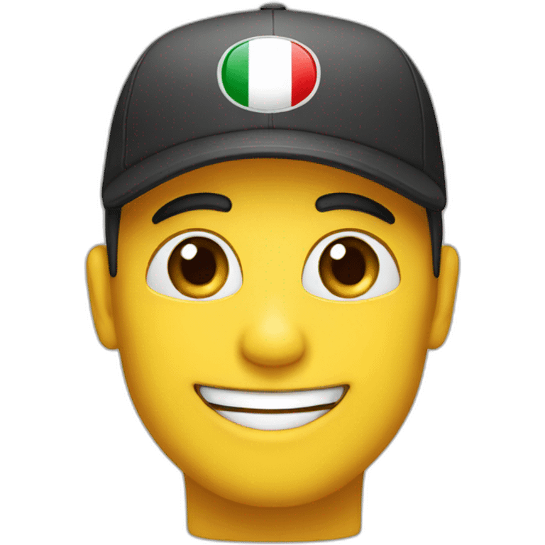 Smile in Italian cap emoji