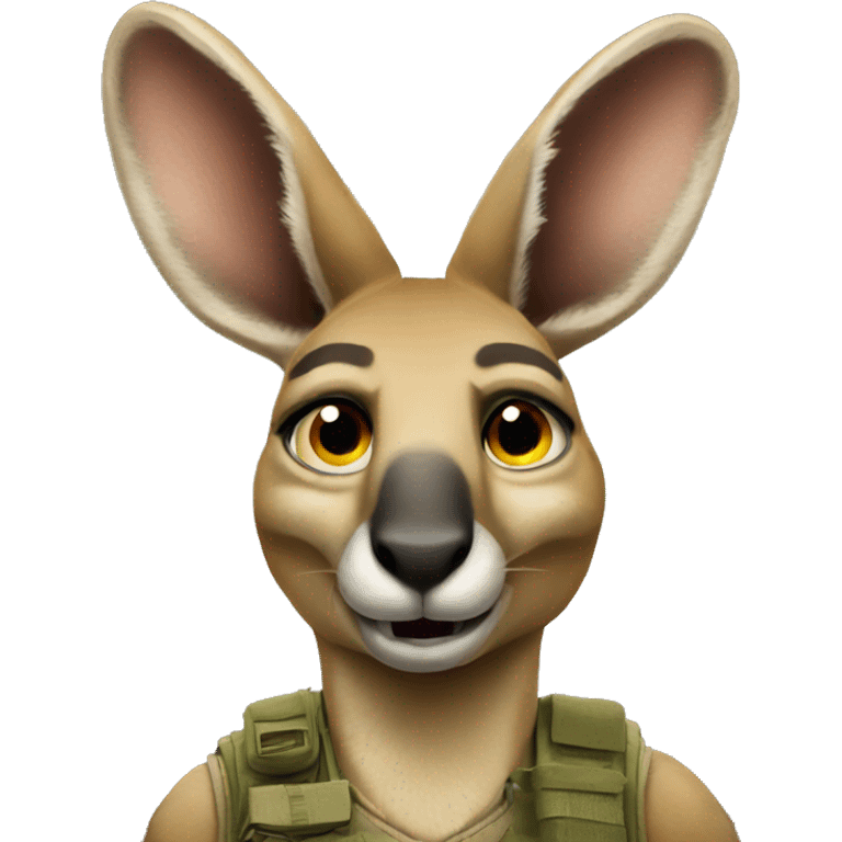 Sniper Kangaroo emoji