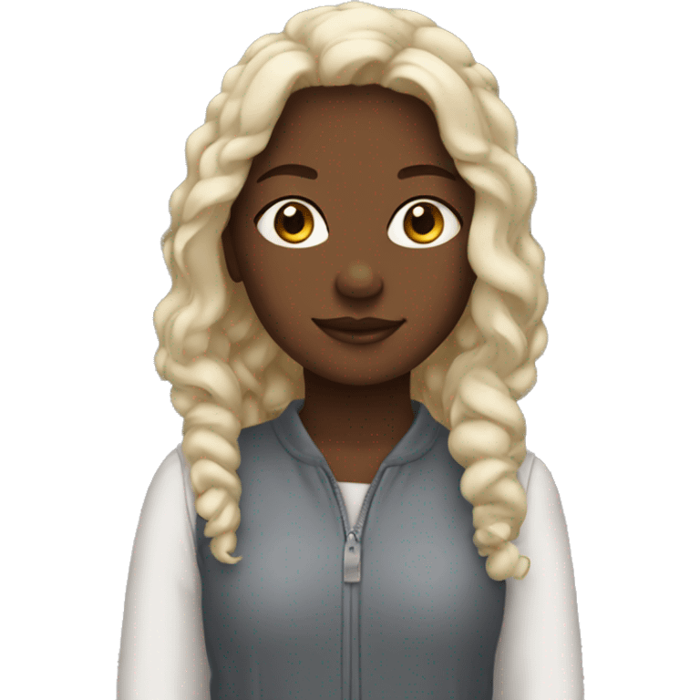 An  girl named sienna who is white  emoji