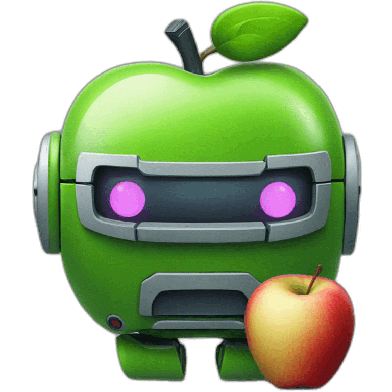 Roboter apple emoji