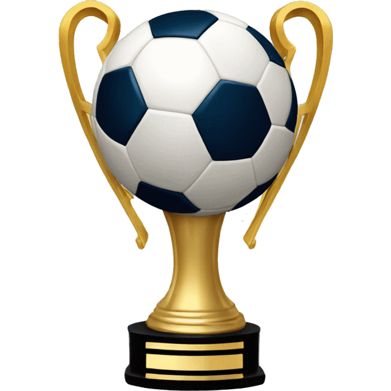 Soccer trophy emoji