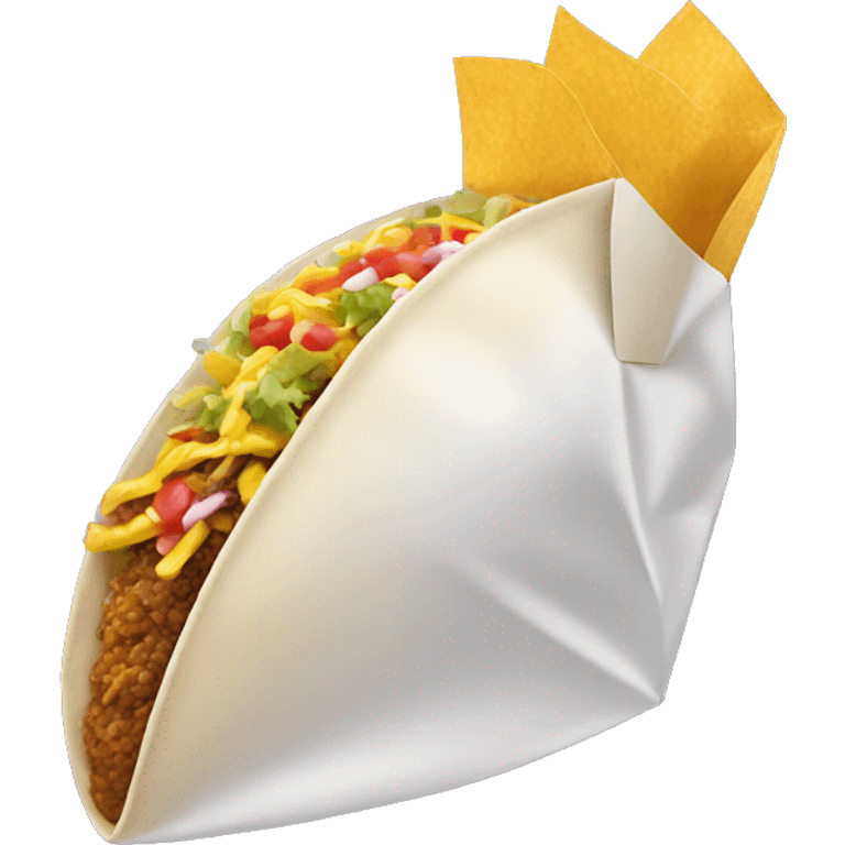 big taco bell bag emoji