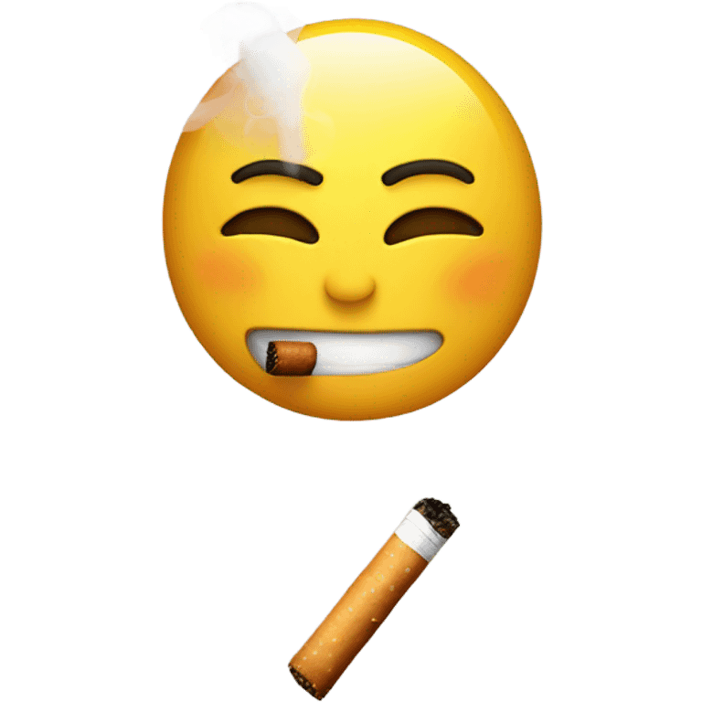 emoji smoking emoji