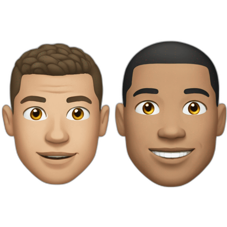 Mbappé et Ronaldo emoji