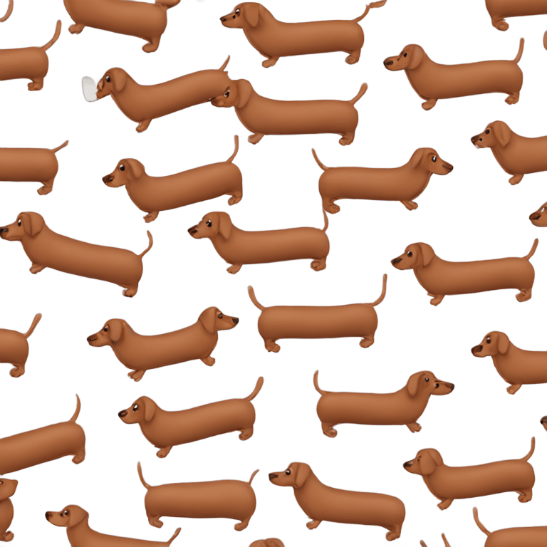 Sausage dog  emoji