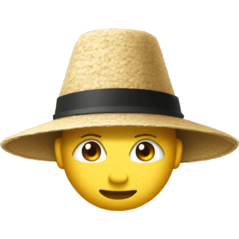 Rice hat emoji