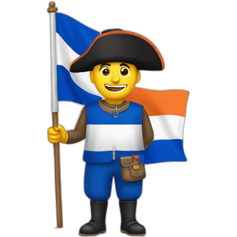 Dutch pñman with flag emoji