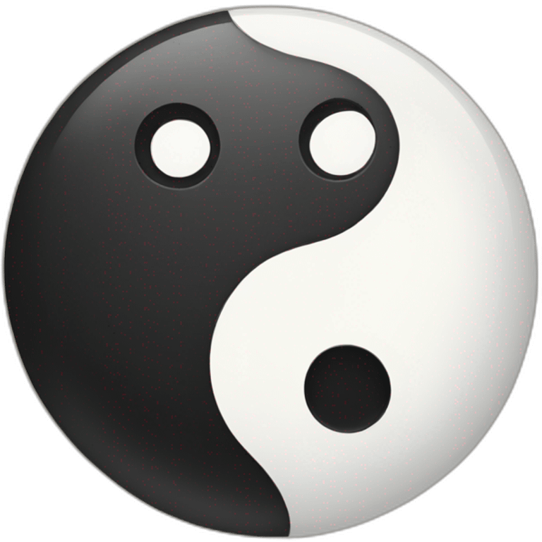 Ying yang emoji